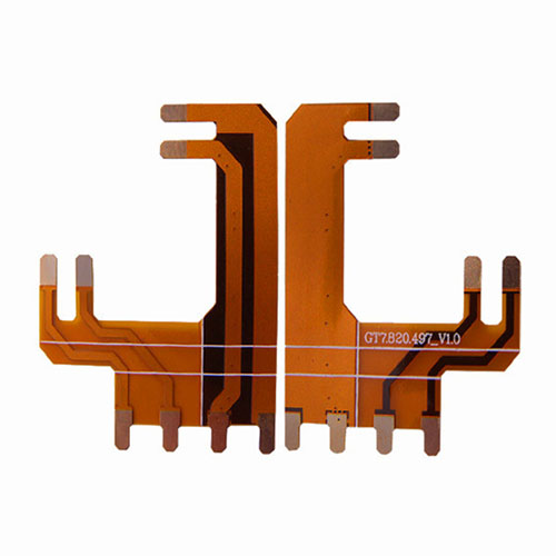 Pi-materiaal 0,12 mm 2-laags flexibele PCB